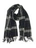 Unbranded Plaid Black Blue Scarf One size - photo 1