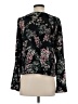 Cupcakes & Cashmere 100% Polyester Black Long Sleeve Blouse Size S - photo 2