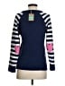 Betsey Johnson 100% Polyester Hearts Blue Pullover Sweater Size S - photo 2