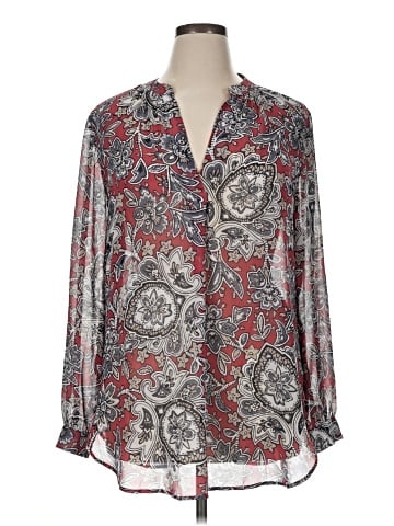 Ann Taylor LOFT Outlet Long Sleeve Blouse (view 1)