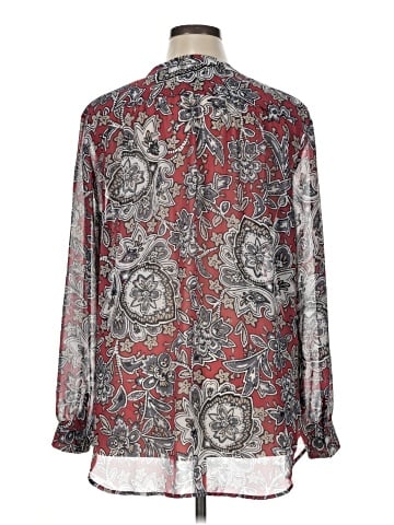 Ann Taylor LOFT Outlet Long Sleeve Blouse (view 2)