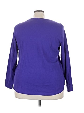 Lane Bryant 3/4 Sleeve T-Shirt (view 2)