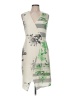 Tibi Graphic Ivory Cocktail Dress Size 6 - photo 1