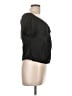 L'Agence Black Short Sleeve Blouse Size Lg (3) - photo 4