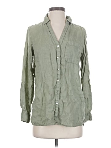 Sigrid Olsen Long Sleeve Button-Down Shirt (view 1)
