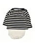 Petit Bateau Stripes Ivory Long Sleeve Onesie 3-6 MO / 6 MO - photo 1
