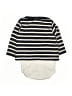 Petit Bateau Stripes Ivory Long Sleeve Onesie 3-6 MO / 6 MO - photo 2