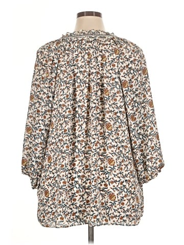 Max Studio 3/4 Sleeve Blouse (view 2)