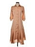 POSE 100% Polyester Tan Casual Dress Size 4 - photo 1