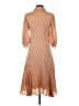 POSE 100% Polyester Tan Casual Dress Size 4 - photo 2