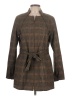 Etcetera Plaid Brown Coat Size 10 - photo 1