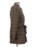 Etcetera Plaid Brown Coat Size 10 - photo 4