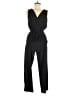 Monteau Solid Black Jumpsuit Size S - photo 1