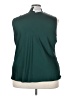 Kasper 100% Polyester Teal Sleeveless Blouse Size 3X - photo 2