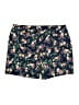 St. John's Bay Floral Blue Shorts Size 16 - photo 2