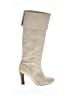 Steve Madden 100% Leather Ivory Boots Size 8 1/2 - photo 1