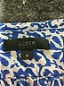J.Crew Blue 3/4 Sleeve Blouse Size 6 - photo 7