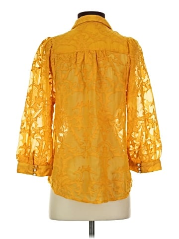 Forever That Girl for Anthropologie 3/4 Sleeve Button-Down Shirt (view 2)