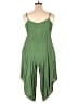 Cato Solid Green Romper Size XL (petite) - photo 2