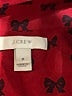 J.Crew Hearts Red Long Sleeve Blouse Size 0 - photo 7