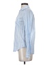 Gap 100% Cotton Stripes Blue Long Sleeve Button-Down Shirt Size XS - photo 5