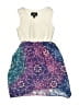 By & By 100% Polyester Graphic Purple Dress Size 7 - photo 1