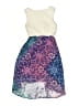 By & By 100% Polyester Graphic Purple Dress Size 7 - photo 2