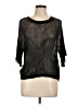 Jeans 100% Acrylic Black Pullover Sweater Size L - photo 1