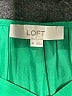 Ann Taylor LOFT 100% Polyester Green Long Sleeve Blouse Size M - photo 7