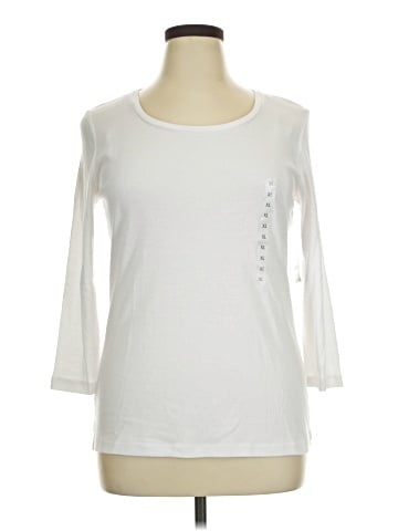 Nine West 3/4 Sleeve T-Shirt (view 1)