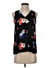 Vince Camuto 100% Polyester Black Sleeveless Blouse Size XXS - photo 1