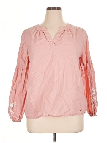 Caslon Long Sleeve Blouse (view 1)