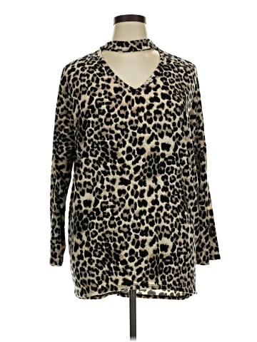 White Birch Long Sleeve Blouse (view 1)