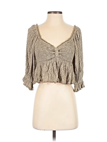 Free People 3/4 Sleeve Blouse (view 1)