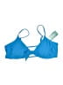 Assorted Brands Solid Blue Swimsuit Top Size XL - photo 1