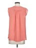Ann Taylor LOFT 100% Polyester Orange Sleeveless Blouse Size S - photo 2