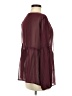 Charming Charlie 100% Polyester Burgundy Long Sleeve Blouse Size M - photo 4