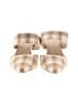Ann Taylor Plaid Ivory Heels Size 9 - photo 2
