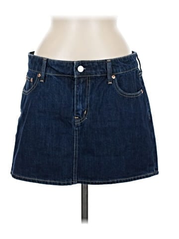 Established Denim Skirt (view 1)