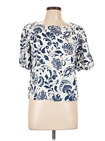 Ann Taylor Short Sleeve Blouse (view 1)