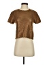 Steve Madden Brown Short Sleeve Top Size XS - photo 1