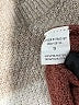 Pink Clover 100% Polyester Color Block Brown Pullover Sweater Size S - photo 8