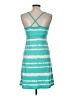Lola Stripes Teal Casual Dress Size M - photo 2