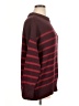 Ann Taylor LOFT Stripes Burgundy Pullover Sweater Size XL - photo 4