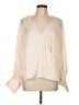 DKNY Ivory Long Sleeve Blouse Size L - photo 1