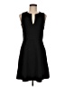 Theory 100% Polyester Solid Black Cocktail Dress Size 6 - photo 1
