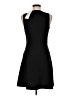 Theory 100% Polyester Solid Black Cocktail Dress Size 6 - photo 2