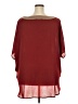 Melissa Paige 100% Polyester Burgundy Poncho Size 2X - photo 2
