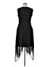 Elle Polka Dots Black Cocktail Dress Size XL - photo 2