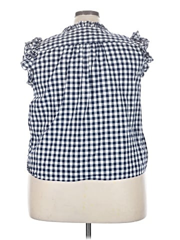 J.Crew Factory Store Sleeveless Button-Down Shirt (view 2)